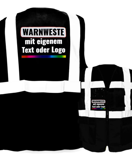 Multifunktionsweste mit Taschen und Reißverschluss selbst gestalten 15 Multifunktionsweste mit Taschen und Reissverschluss viele Farben und Groessen schwarzer Standard Sublimationsdruck PIXI 256472 500281129 22