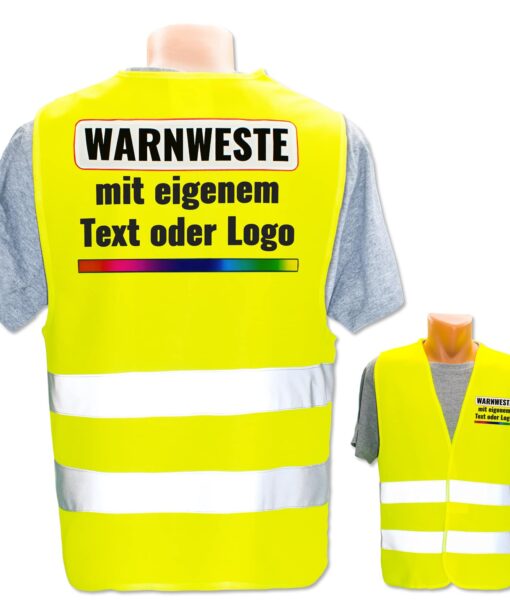 Warnwesten mit zwei Leuchtstreifen selbst gestalten // viele Farben und Größen 13 Warnwesten mit zwei Leuchtstreifen viele Farben und Groessen vollfarbiger Digitaldruck 4c w PIXI 256521 30002 2
