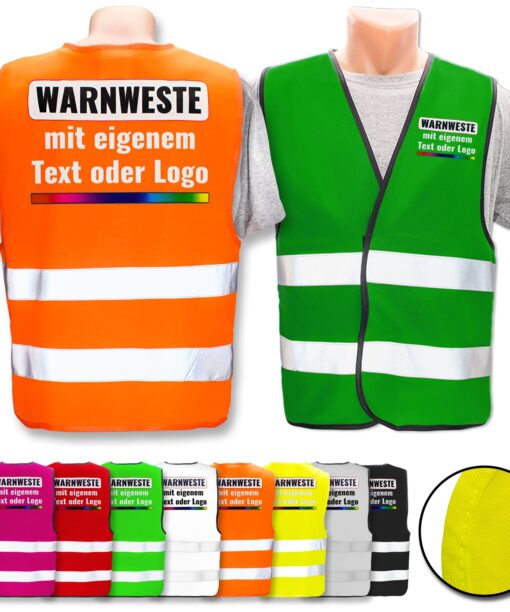 Warnwesten (mit Klettverschluss)