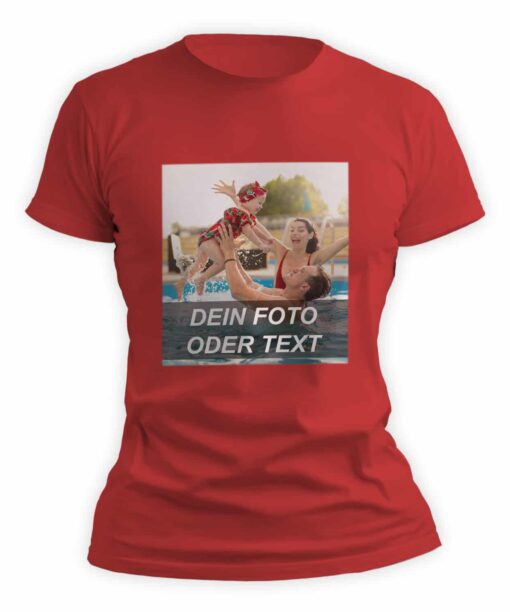 Frauen T Shirt vollfarbig bedruckt OEKO TEX Tinte PIXI 254256 18073