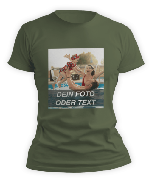 Frauen T Shirt vollfarbig bedruckt OEKO TEX Tinte PIXI 254256 18073