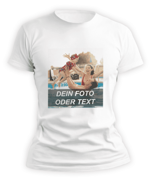 Frauen T Shirt vollfarbig bedruckt OEKO TEX Tinte PIXI 254256 18073 10