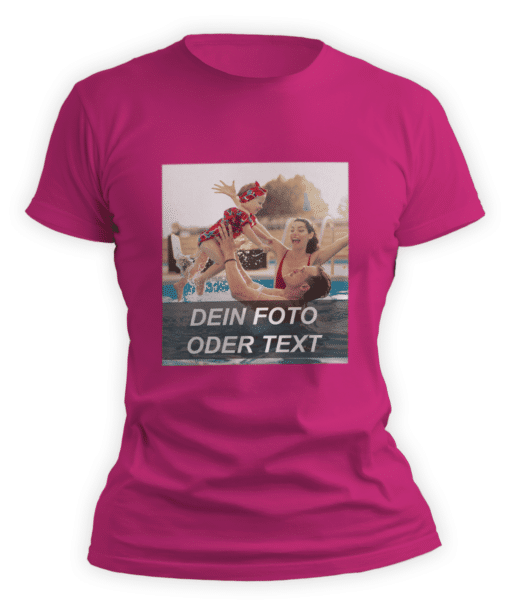 Frauen T Shirt vollfarbig bedruckt OEKO TEX Tinte PIXI 254256 18073 7