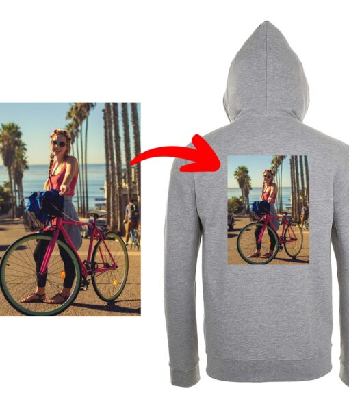 Kapuzenjacken selbst gestalten mit eigenem Foto Logo oder Text weiches Mischgewebe vollfarbig bedruckt PIXI 270897 18076 4