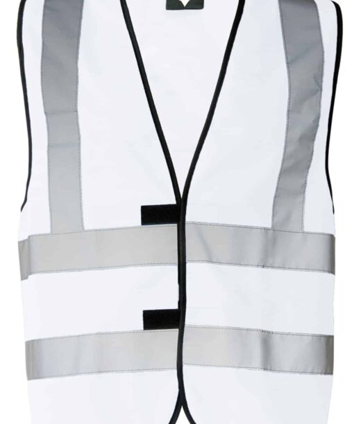Vier-Streifen-Warnweste mit Klettverschluss 23 4 Streifen Westen in vielen Farben mit eigenem Text oder Grafik PIXI 268238 30008 10 1