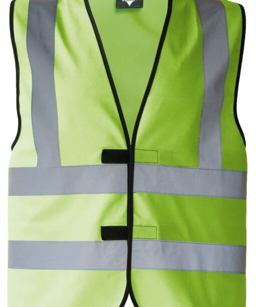 Vier-Streifen-Warnweste mit Klettverschluss 19 4 Streifen Westen in vielen Farben mit eigenem Text oder Grafik PIXI 268238 30008 4 1