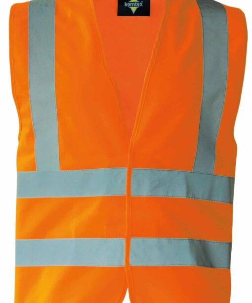 Vier-Streifen-Warnweste mit Klettverschluss 16 4 Streifen Westen in vielen Farben mit eigenem Text oder Grafik PIXI 268238 30008 5 1