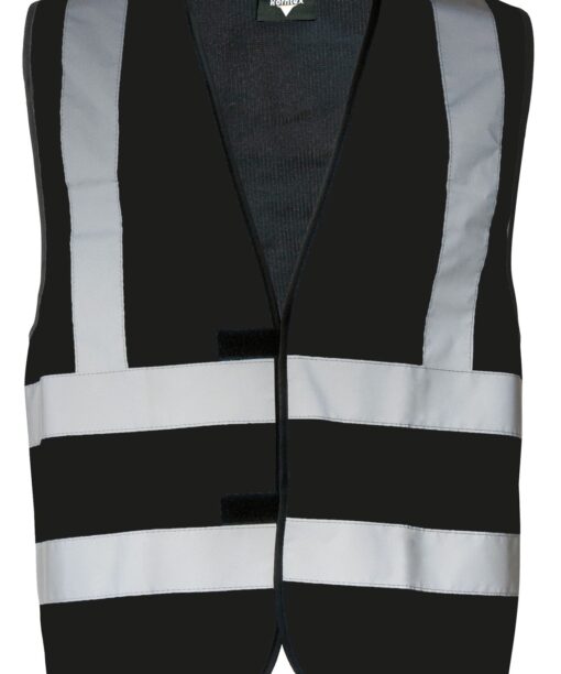 Vier-Streifen-Warnweste mit Klettverschluss 22 4 Streifen Westen in vielen Farben mit eigenem Text oder Grafik PIXI 268238 30008 7 1