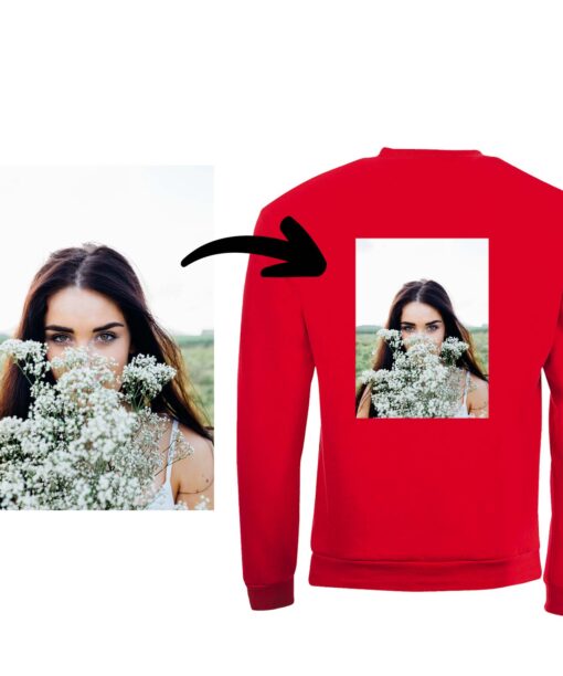 Pullover selbst gestalten mit eigenem Foto Logo oder Text weiches Mischgewebe vollfarbig bedruckt PIXI 271125 18077 5