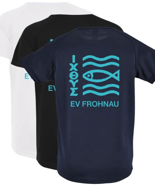 Atmungsaktive Sportshirts (Kinder) mit Logo der EV Frohnau
